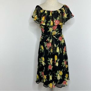 🔹 Vintage Joseph Magnin Floral Dress